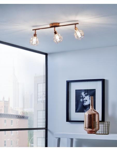 EGLO 95547 - ZAPATA Spot in Steel and Satin Glass