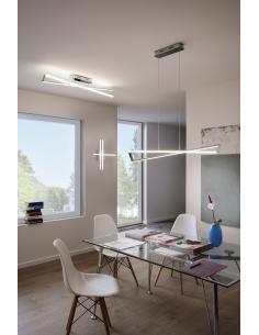 EGLO 95566 - AGRELA LED pendant lamp in Steel, chrome aluminum and Acrylic 2