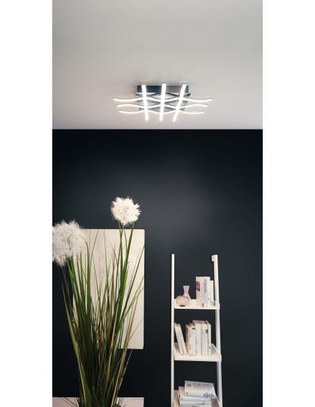EGLO 95569 - LASANA 1 Wall / ceiling lamp in Steel and Acrylic