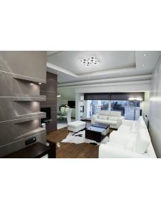 EGLO 95664 - FRADELO LED Ceiling Light in Chrome Steel and Acrylic, glass 2