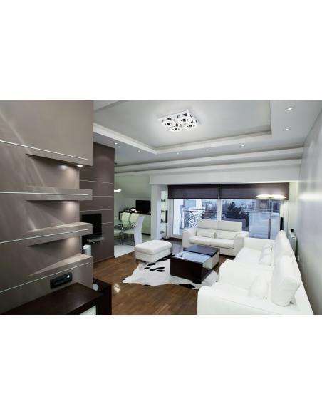 EGLO 95664 - FRADELO Wall / ceiling lamp in Steel and Acrylic, glass