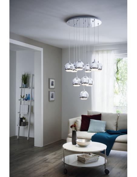 EGLO 95914 - CONESSA Pendant Lamp in Steel and Acrylic