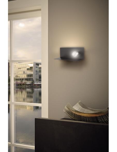 EGLO 96038 - METRASS Lámpara de pared en Aluminio y Acrílico