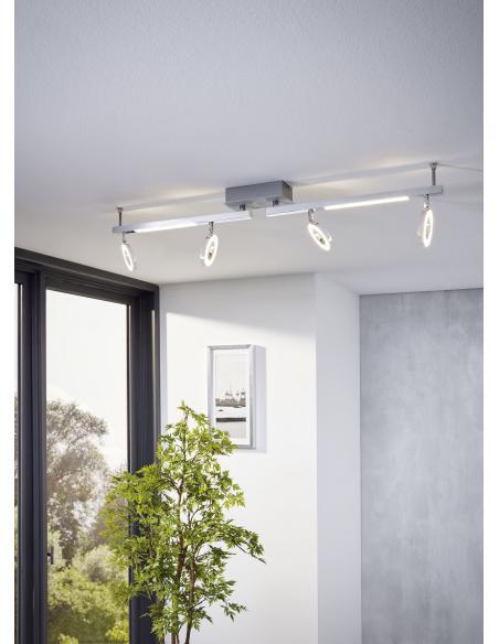 EGLO 96182 - CARDILLIO 1 Spot in Aluminum, Steel and Acrylic