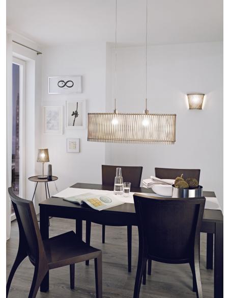 EGLO 96196 - SENDERO Table Lamp in Steel and Wood