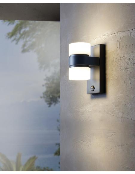 EGLO 96276 - ATOLLARI Wall lamp in Cast Aluminum and Acrylic