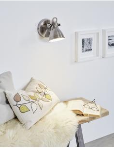 EGLO 96552 - SERAS Lámpara de Salón en Acero níquel antiguo, crema 2