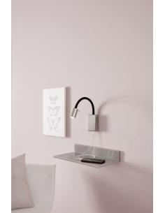 EGLO 96567 - TAZZOLI Aplique LED en Acero, plástico níquel-mate, negro 2