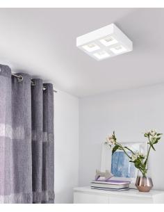 EGLO 96794 - FERREROS LED ceiling light in white steel and acrylic 2