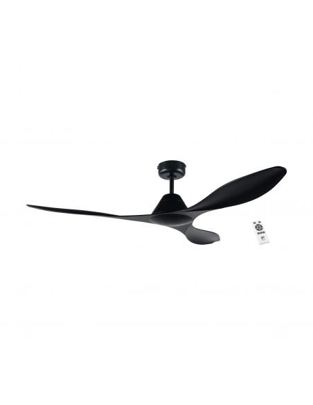 EGLO 35016 - ANTIBES roof Fan with control in matte black steel
