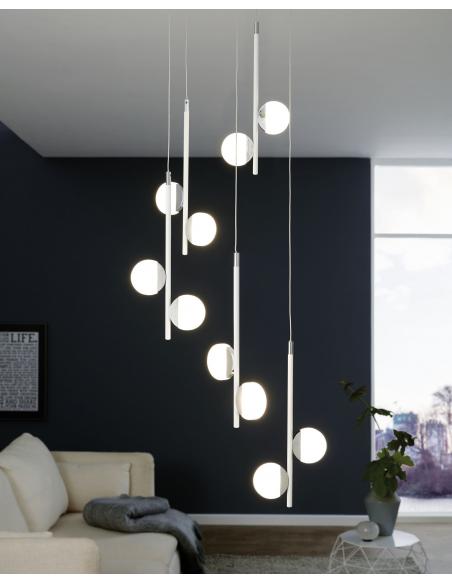 EGLO 96932 - OLINDRA Pendant Lamp in Steel and Acrylic