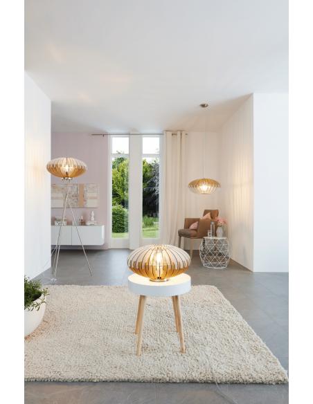 EGLO 96963 - SOTOS Pendant Lamp in Steel and Wood