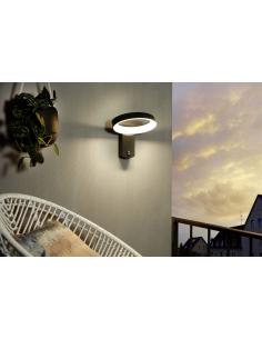 EGLO 97308 - PERNATE Outdoor wall light with motion sensor in anthracite aluminum cast iron and Acrylic 2