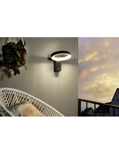 EGLO 97308 - PERNATE Wall lamp in Cast Aluminum and Acrylic