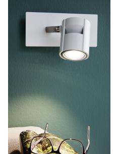 EGLO 97506 - VERGIANO LED spotlight in Aluminum, white steel, matte nickel 2