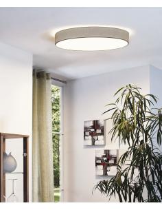 EGLO 97621 - PASTERI Fabric Ceiling Light in White Steel and Textile 2