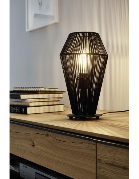 EGLO 97796 - PALMONES Table lamp in Steel and Textile