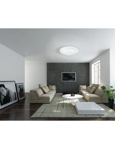 EGLO 97878 - FRANIA-S Plafón LED en Acero blanco y Acrílico con efecto de cristal 2