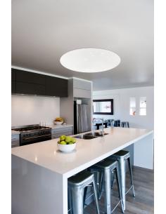 EGLO 97922 - TOTARI-C LED ceiling light in white steel and acrylic with glass effect 2