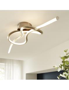 EGLO 97937 - NOVAFELTRIA LED Ceiling Light in Steel, Nickel-matte Aluminum and Acrylic 2