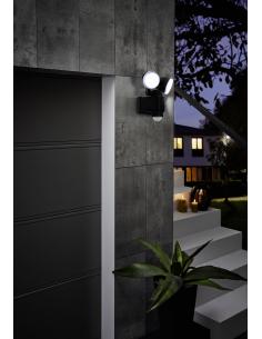 EGLO 98189 - CASABAS Aplique de exterior con sensor de movimiento en Acrílico negro y Acrílico 2
