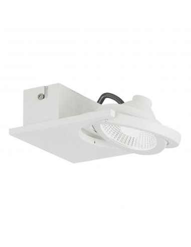 EGLO 39133 - BREA Living Room Lamp in Steel, white aluminum and satin glass