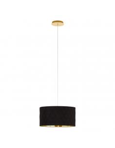 EGLO 39224 - DOLORITA Living Room Lamp in Steel, brass and Textile