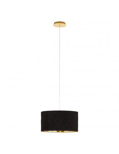 EGLO 39224 - DOLORITA Living Room Lamp in Steel, brass and Textile