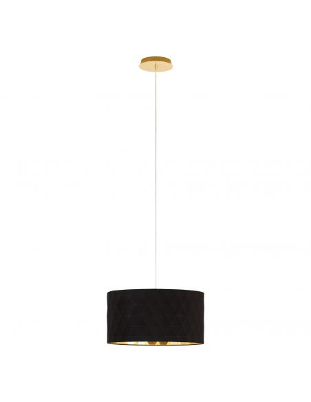 EGLO 39224 - DOLORITA Living Room Lamp in Steel, brass and Textile