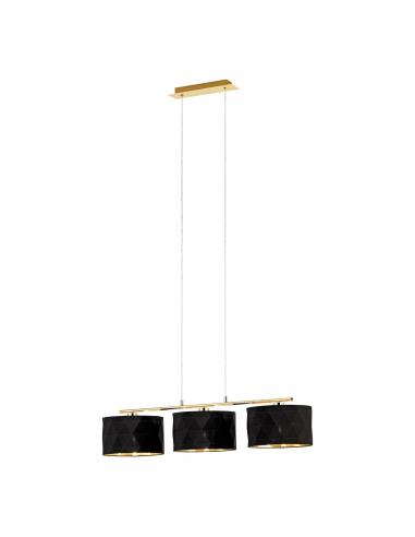 EGLO 39225 - DOLORITA Living Room Lamp in Steel, brass and Textile