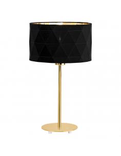 EGLO 39227 - DOLORITA Fabric Lamp in Steel, brass and Textile