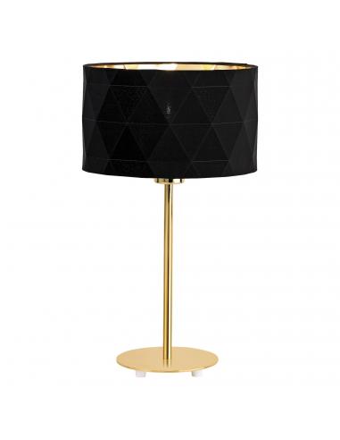 EGLO 39227 - DOLORITA Fabric Lamp in Steel, brass and Textile