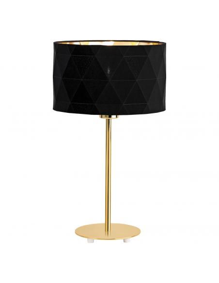EGLO 39227 - DOLORITA Fabric Lamp in Steel, brass and Textile