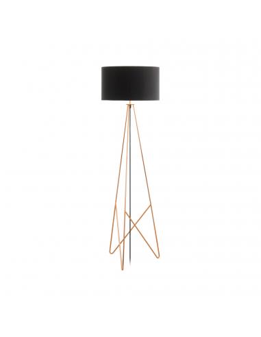 EGLO 39229 - CAMPORALE Living Room Lamp in Steel, Copper and Textile