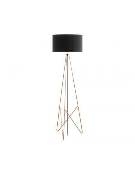 EGLO 39229 - CAMPORALE Living Room Lamp in Steel, Copper and Textile