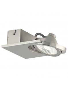 EGLO 39247 - BREA Living Room Lamp in Steel, nickel-matte aluminum and satin glass