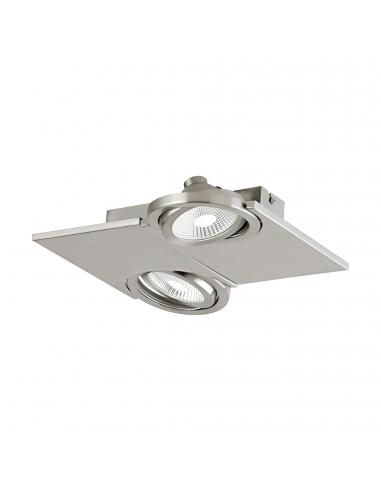 EGLO 39248 - BREA Living Room Lamp in Steel, nickel-matte aluminum and satin glass