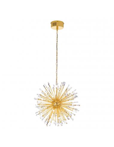EGLO 39255 - VIVALDO 1 LED pendant lamp in Gold Steel and Glass