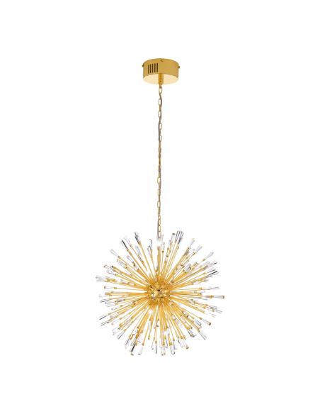 EGLO 39255 - VIVALDO 1 LED pendant lamp in Gold Steel and Glass