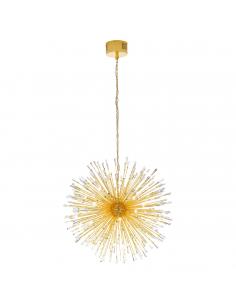 EGLO 39256 - VIVALDO 1 LED pendant lamp in Gold Steel and Glass