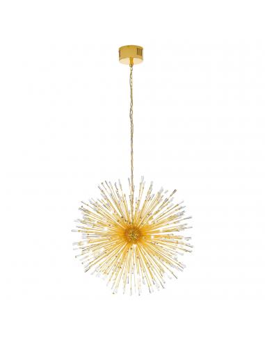 EGLO 39256 - VIVALDO 1 LED pendant lamp in Gold Steel and Glass