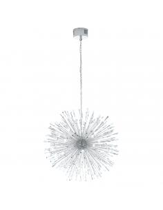 EGLO 39262 - VIVALDO 1 LED pendant lamp in Chrome Steel and Glass