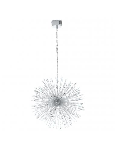 EGLO 39262 - VIVALDO 1 LED pendant lamp in Chrome Steel and Glass