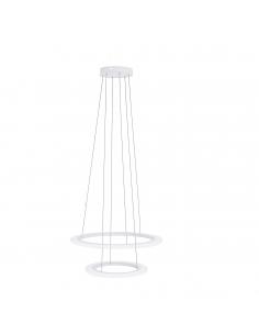 EGLO 39273 - PENAFORTE Lámpara colgante LED en Aluminio blanco y Acrílico