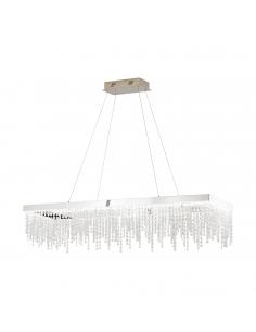 EGLO 39283 - ANTELAO LED pendant lamp in Chrome Steel and Glass
