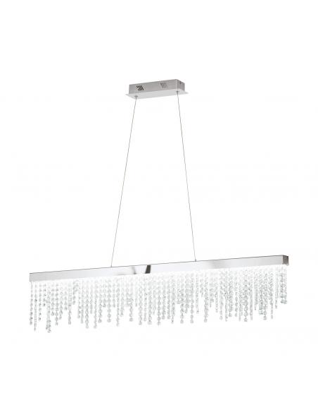 EGLO 39284 - ANTELAO LED pendant lamp in chrome steel and glass