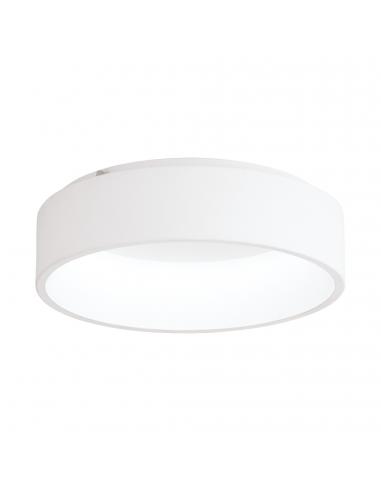 EGLO 39286 - MARGHERA 1 LED Ceiling Light in Steel, white plastic