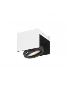 EGLO 39315 - VIDAGO Plafón LED en Aluminio, acero blanco, negro