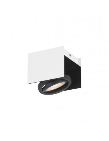 EGLO 39315 - VIDAGO Plafón LED en Aluminio, acero blanco, negro