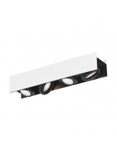 EGLO 39318 - VIDAGO LED Ceiling Light in Aluminum, white steel, black